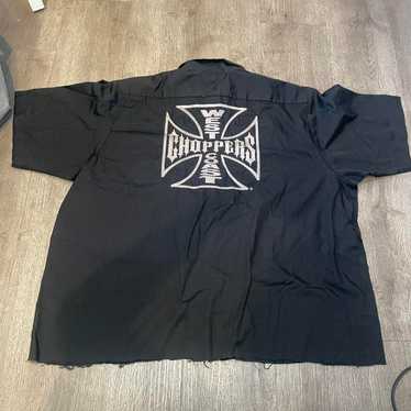 90s West Coast Choppers ワークシャツ チェーンステッチ 90s West Coast Choppers ワークシャツ チェーンステッチ - メルカリ