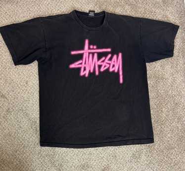 Stussy shirt logo pink - Gem