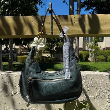 Vintage coach leather green - Gem