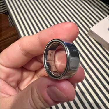 Oura ring silver gen - Gem