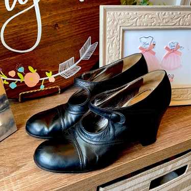 靴 PRADA Mary Jane square toe pumps PRADA-Leather-Mary-Jane-Block-