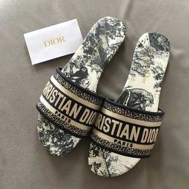 Christian Dior Dway スライド　サンダル　36 23cm Christian Dior ディオール スライドサンダル Dway スライド