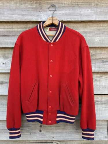 ジャケット・アウター 50s Vintage Varsity Jacket Vtg 1950s Holts Sporting Goods Letterman Varsity Jacket 34