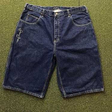 極太　Sean john デニムショーツ　jorts 濃紺 極太 Sean john デニムショーツ jorts 濃紺 極太 Sean john