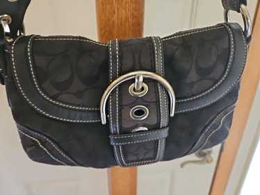 バッグ Old Coach ShoulderBag Leather Black Soho Coach Black Leather Soho Shoulder Bag – Rediscover Vintage
