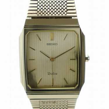 SEIKO DOLCE 9531-5060 レトロ　ゴールド　スクエア　腕時計 1986 Seiko Dolce 9531-5060 – TokeiMedic