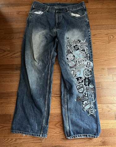NEGRO LEAGUES Buggy Denim Pants　bboy NEGRO LEAGUES Buggy Denim Pants bboy