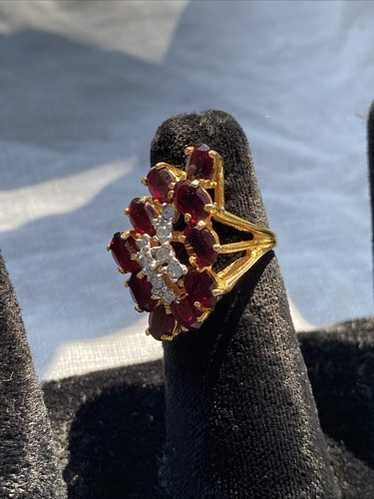 18kt hge ring - Gem