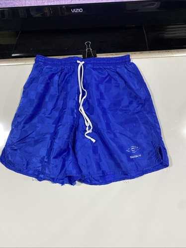 ウェア 90s umbro soccer nylon shorts VTG 90s Umbro Soccer Shorts Color Block Purple Green Medium