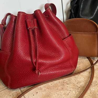 vintage coach old red 赤 sonoma backpack Vintage Coach Red Mini Daypack Backpack - Etsy Canada