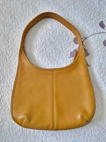 バッグ OLD COACH Ergo Shoulder Bag Vintage Old Coach One Shoulder Bag Ergo 9033 Yellow Leather Vintage