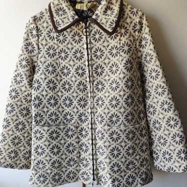 英国　Welsh tapestry Woollen 　ウールコート ヴィンテージ Welsh wool tapestry coat - Gem