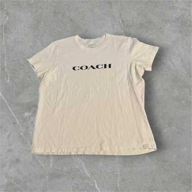 COACH ロゴ 刺繍 Tシャツ ホワイト Sサイズ 刺繍ロゴ Tシャツ（ホワイト） | SHE'S ONLINE SHOP