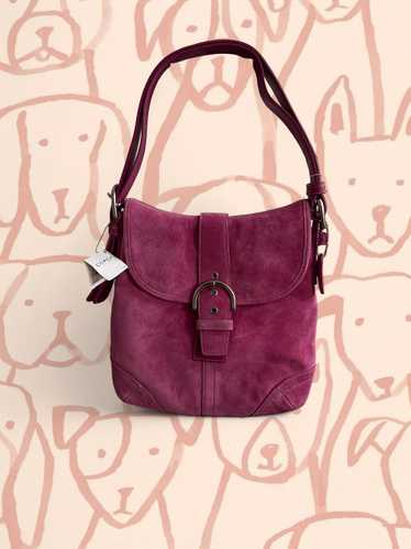 Coach suede purple shoulder - Gem