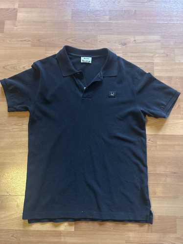 トップス Acne Studios, 23SS V-neck velour polo トップス Acne Studios, 23SS V-neck velour polo Acne Studios