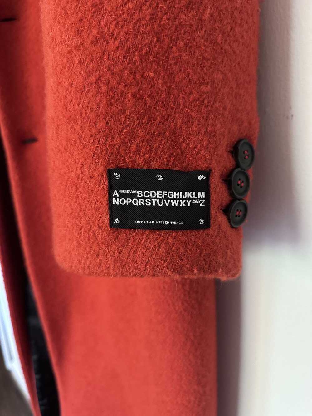 Ader Error × Zara Ader error x Zara Red Pea Coat - image 4