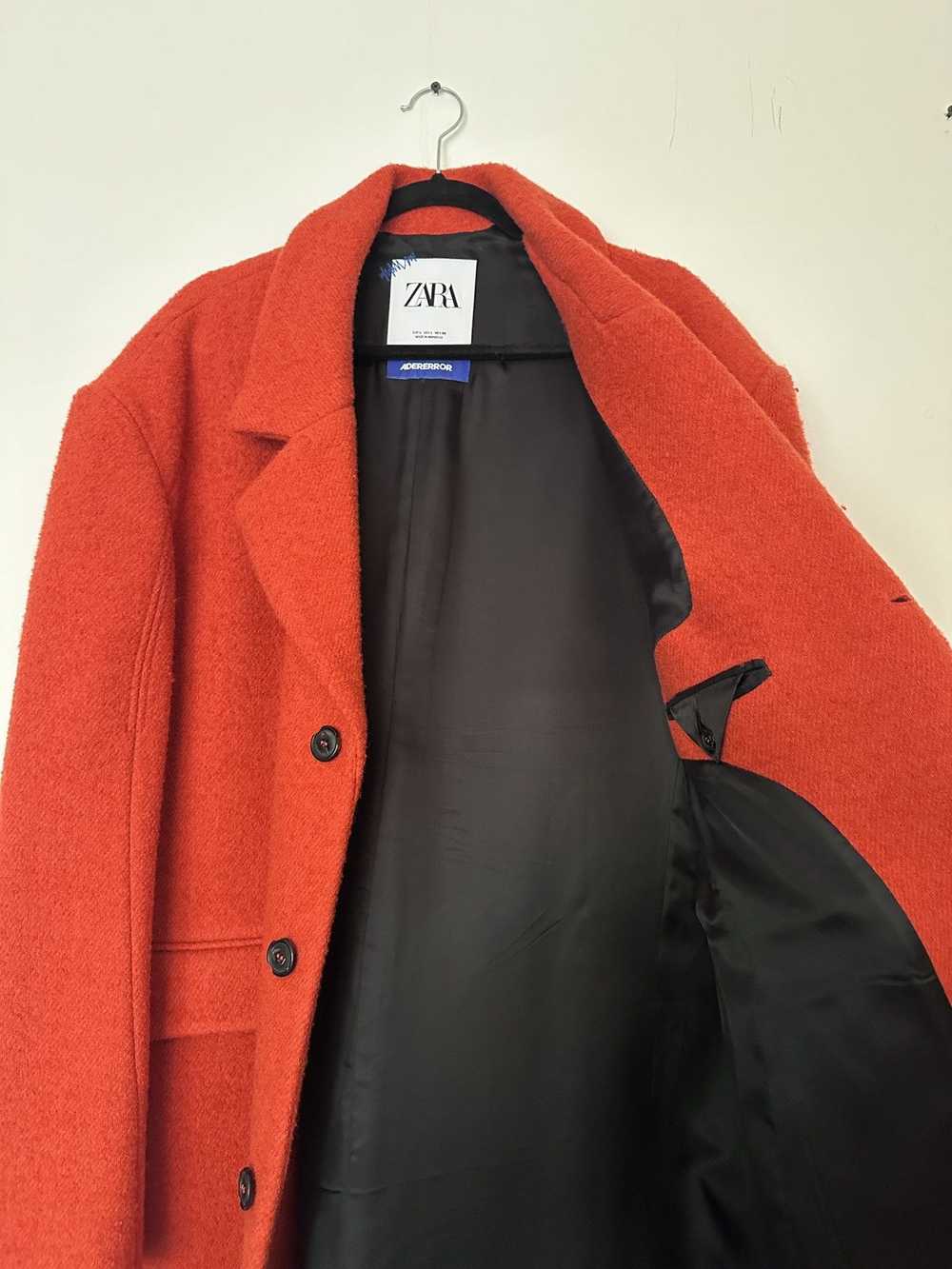 Ader Error × Zara Ader error x Zara Red Pea Coat - image 5