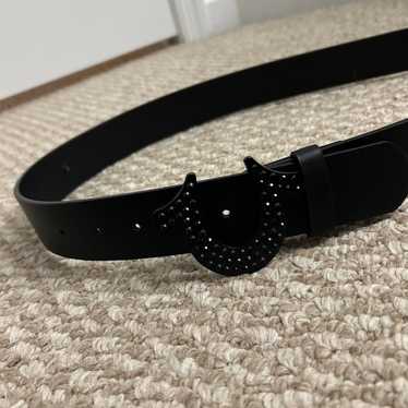 TRUE RELIGION スタッズベルト サイズ28 True Religion Los Angeles Studded Brown Leather Belt Men's