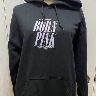 BORNPINKソウルコンパーカー L グレー　BLACKPINK BLACKPINK LIVE パーカー 新品 - メルカリ