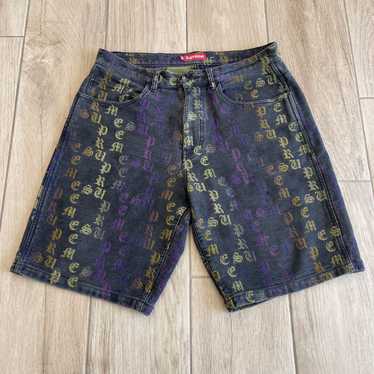 Supreme デニムショートパンツ サイズ30 FUCK 総柄　専用 imgrc0074596376.jpg