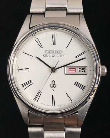 SEIKO KING QUARTZ 腕時計 ホワイト Seiko king quartz white - Gem