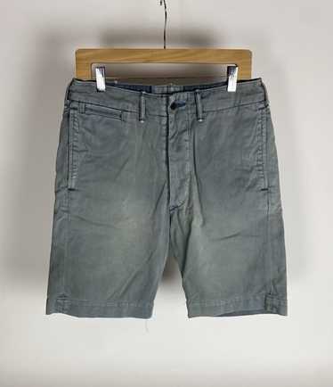 【新品未使用】 RRL OFFICER’S SHORT officer's chino short navy | rrl | made in indonesia – stuf