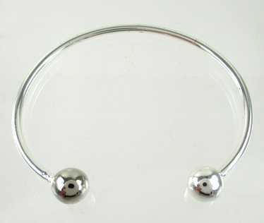 Ball end cuff bracelet - Gem