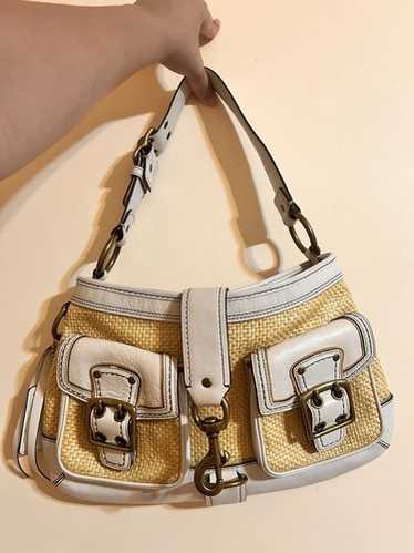 Coach straw shoulder bag - Gem