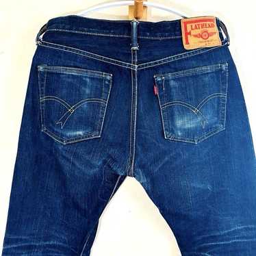FLATHEAD 3007ブーツカットデニム W34 極美品 フラットヘッド ブーツカット デニム 3007 W34 ジーンズ