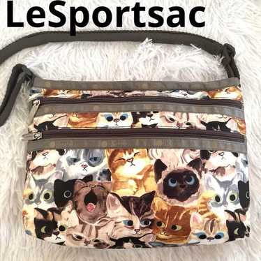 バッグ Lesportsac Cat Boston Bag Cat Pattern LeSportsac cat pattern Boston bag