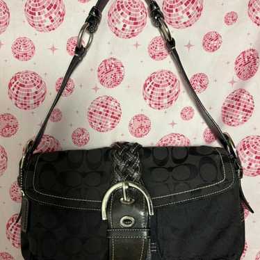 バッグ coach signature Flap Soho bag Bleeker Coach Bleecker Legacy Soho Buckle Signature Flap Shoulder