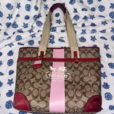 Pink coach tote - Gem