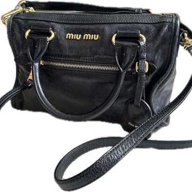 バッグ MIUMIU Madras leather2WAY totebag Miu Miu Madras 2 Way Leather Shoulder Bag For Women