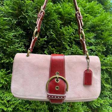 Vintage coach suede shoulder - Gem