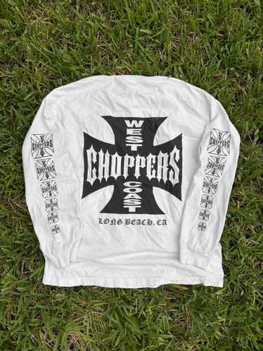 USA WEST COAST CHOPPERS ロングTシャツ WCC - OG CROSS LONGSLEEVE - WHITE – West Coast Choppers