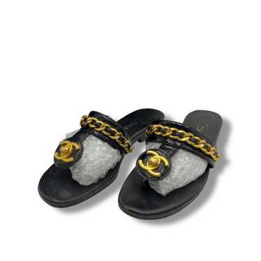 96年✨　CHANEL シャネル　ミュール　ココマーク　ターンロック　ビンテージ 中古・古着通販】CHANEL (シャネル) ヴィンテージターンロック