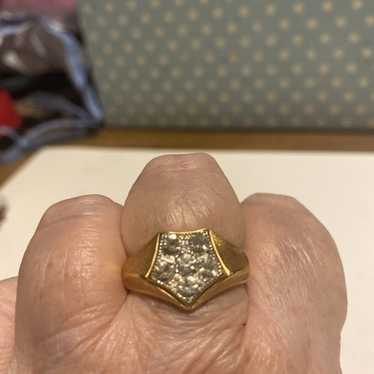 18kt hge ring - Gem