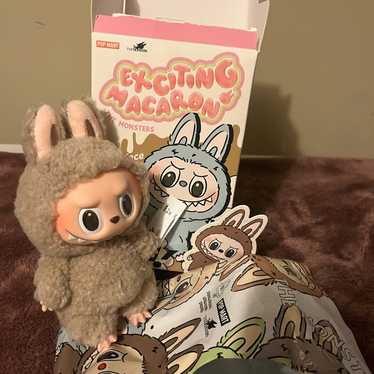 POP MART ラブブ toffee AUTHENTIC POP MART LABUBU EXCITING MACARON TOFFEE US SELLER