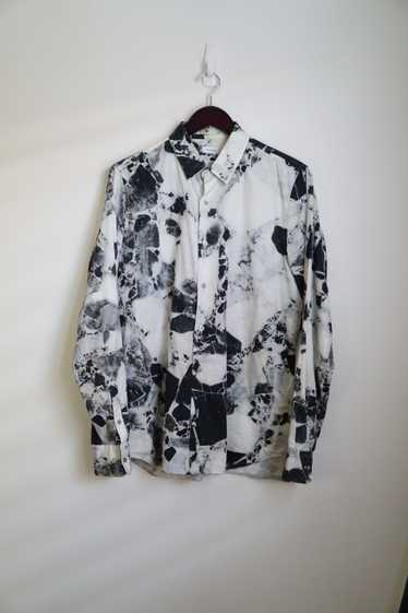 Jil sander by raf Simons ポロシャツ sullen JIL SANDER by RAF SIMONS Fall 2008 Sze 44 Black White Marble