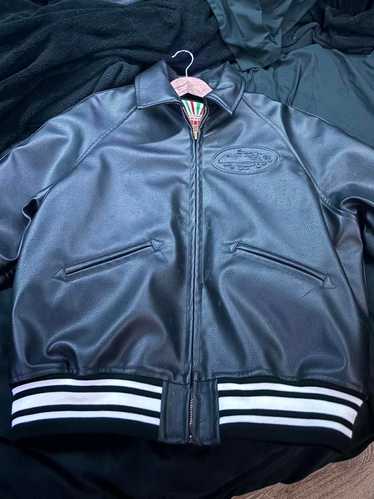 ジャケット・アウター Corteiz GUERILLAZ HEAVY DUTY BOMBER Corteiz Leather Jacket Black Men's - FW23 - US