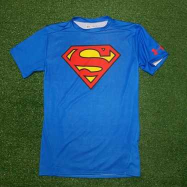 ウエイトトレーニング Under Armour superman compression Under Armour x Superman Compression Shirt Blue (1244399-401