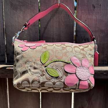 バッグ Coach Signature daisy bag 2way pink Coach daisy signature pink - Gem