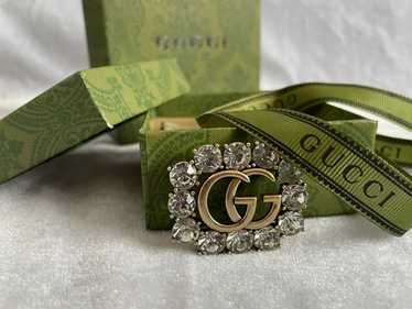 Gucci crystal brooch - Gem