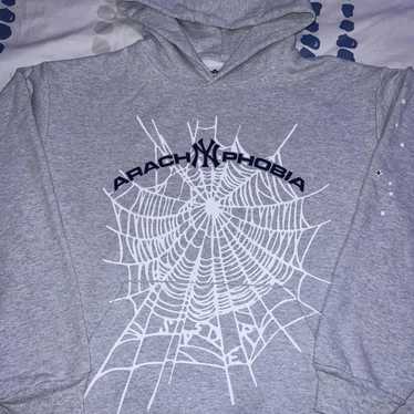 スケートボード Sp5der Spider worldwide set-gray Sp5der OG Web Hoodie Heather Grey - FW23 - US