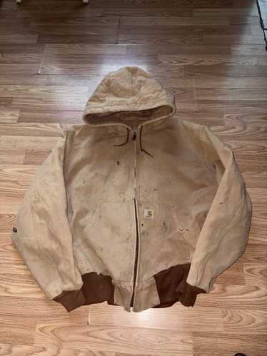Carhartt ダークグリーン ジャケット Carhartt WIP × sacai Reversible Duck Jacket 