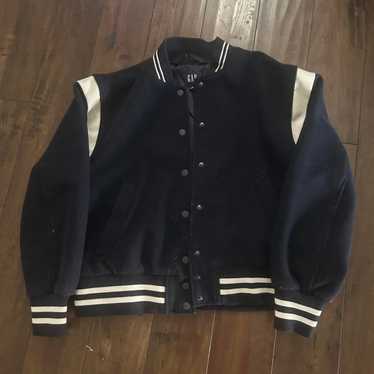 ジャケット・アウター 00s GAP stadium jacket wool navy Wool Varsity Jacket | Gap