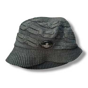 帽子 vintage vivienwestwood hat Vivienne Westwood Beige Wool Orb Logo Bucket Hat | eBay