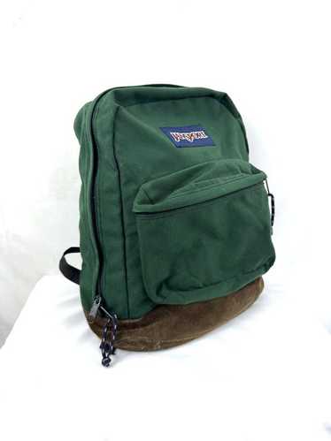✨希少✨ 90s JANSPORT バックパック リュック ヴィンテージ Jansport Vintage 90s USA Backpack Leather Flap/Bottom