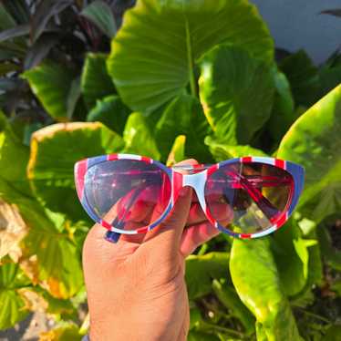 DOLCE&GABBANA キャットアイサングラス レッド Dolce & Gabbana Eyewear Re-Edition キャットアイ サングラス