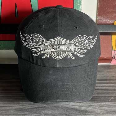 Harley davidson hat flames - Gem